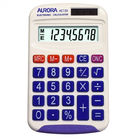 Aurora Pocket Calculator HC133