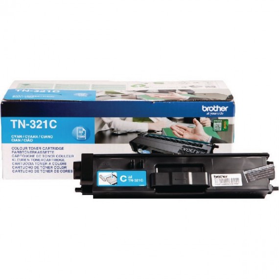 Brother TN321C Toner Cart Cyan Pk1