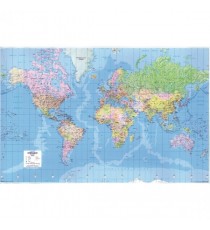 Map Giant World Political Laminated Map