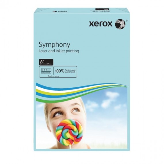 Xerox Symphony A4 80g Ream Med Mid Blu