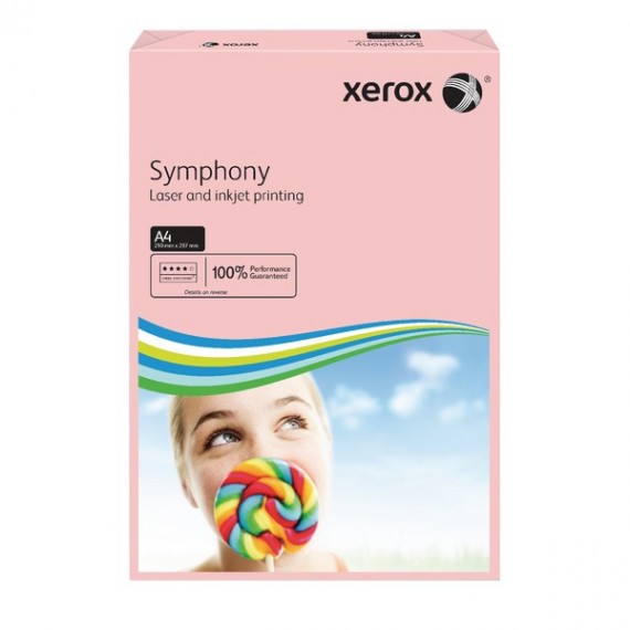 Xerox Symphony A4 80g Ream Pastel Pink