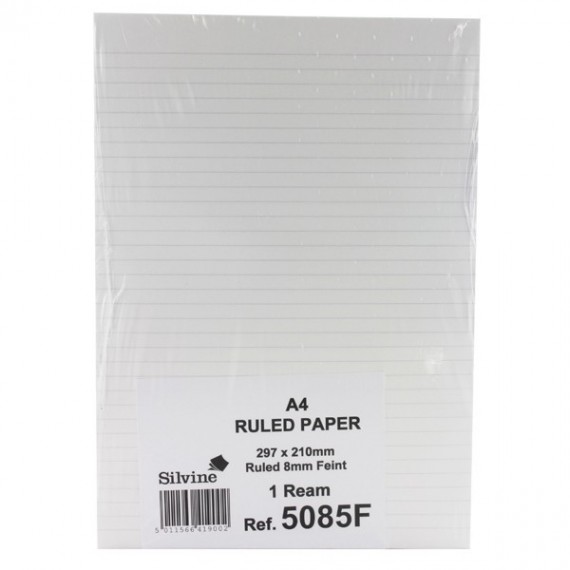 Silvine Paper A4 Sgl Ft Pk500 5085