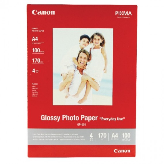Canon Glossy Photo Paper A4 Pk100 GP501