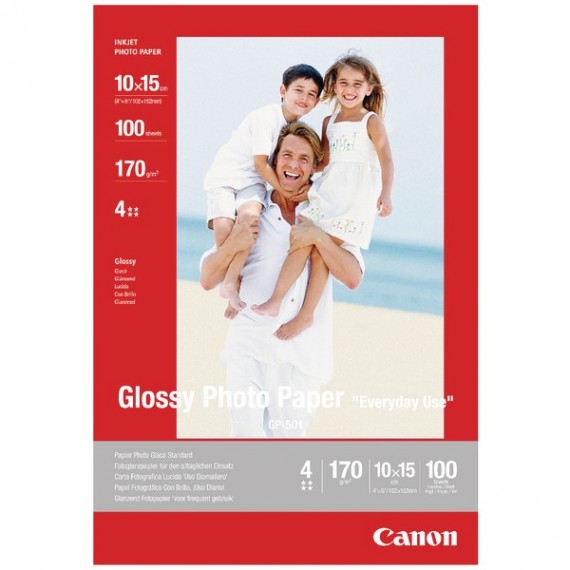 Canon Glossy Photo Paper 10x15cm Pk100