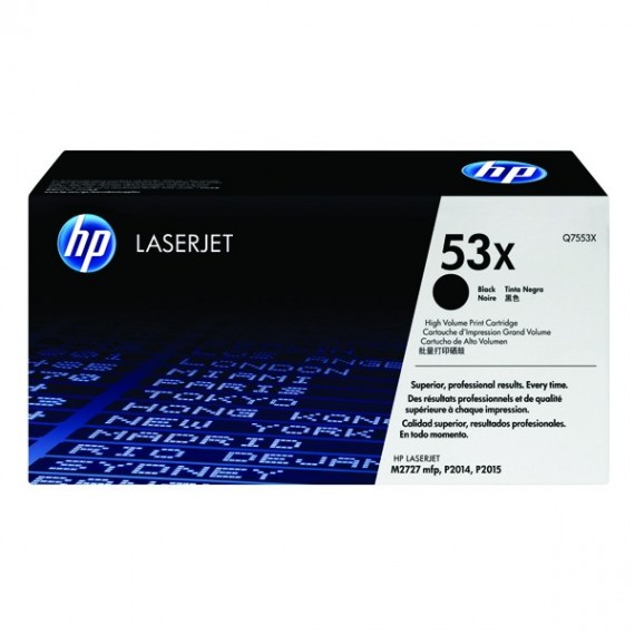 HP Lsrjet P2015 Print Cart HY Blk Q7553X