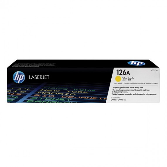 HP Col LsrJet Toner 126A Yellow CE312A