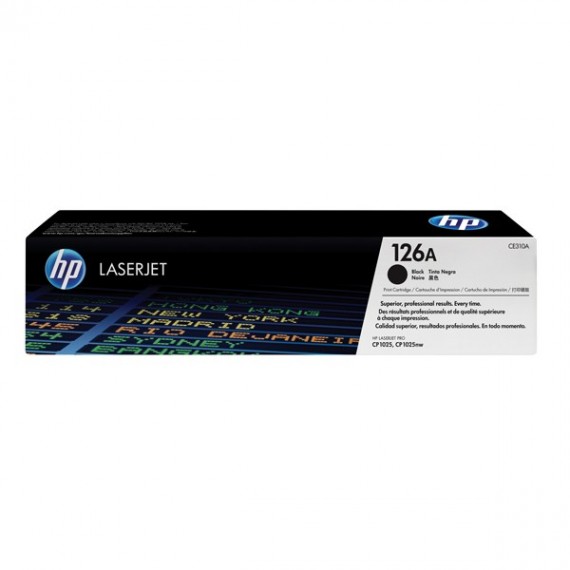 HP Col LsrJet Toner 126A Black CE310A