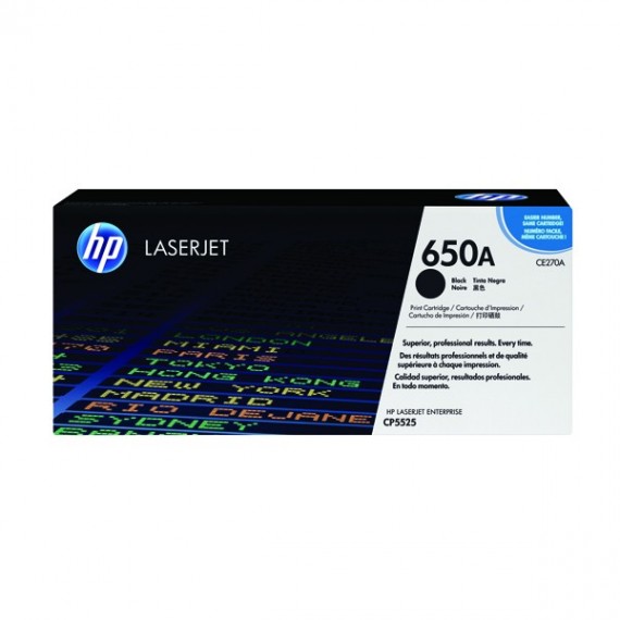 HP Col LsrJet Toner Black CE270A