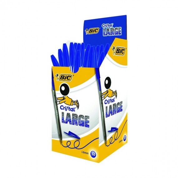 Bic Cristal Pen Large 1.6mm Blue 880656