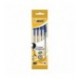 Bic Cristal Med Ball Pens Pch 4 Blu