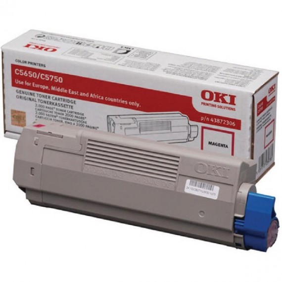 Oki C5650/C5750 Toner Magenta 43865706