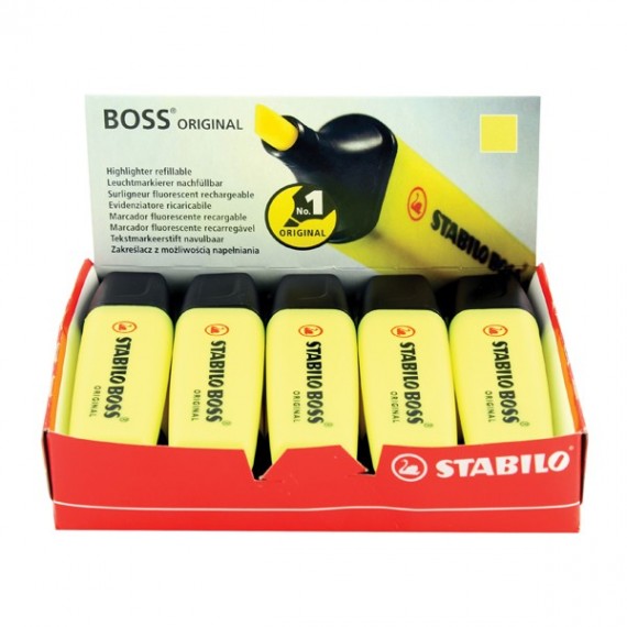 Stabilo Boss Pen Yellow 70/24/10