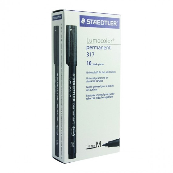 Staedtler Lumocolor M Perm Black 317-9