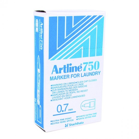 Artline Laundry Marker Black 750