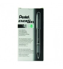 Pentel Energel Plus Metal Tip Blk BL27-A