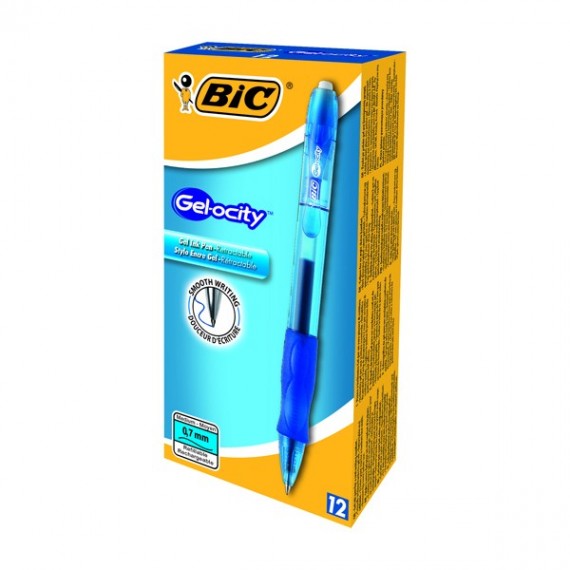 Bic Velocity Gel Pen Blue