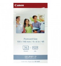 Canon Ink Postcard Paper Set 4x6in Pk36