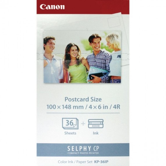 Canon Ink Postcard Paper Set 4x6in Pk36