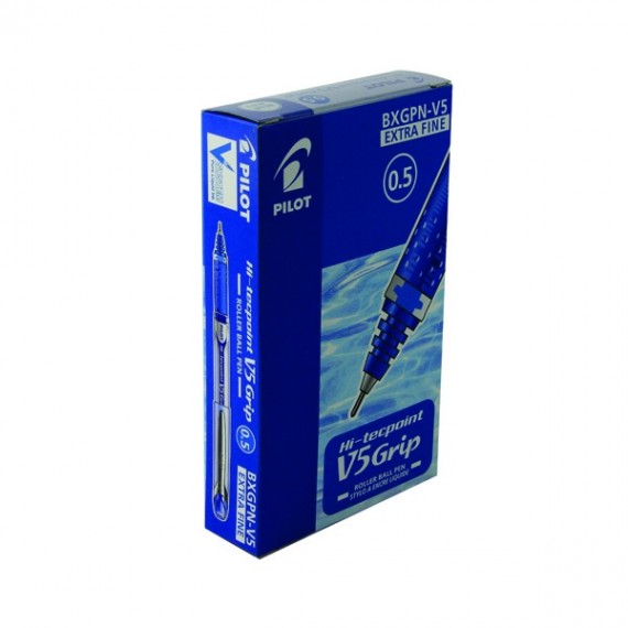 Pilot V5 Grip Liquid Ink Rollerball Blue