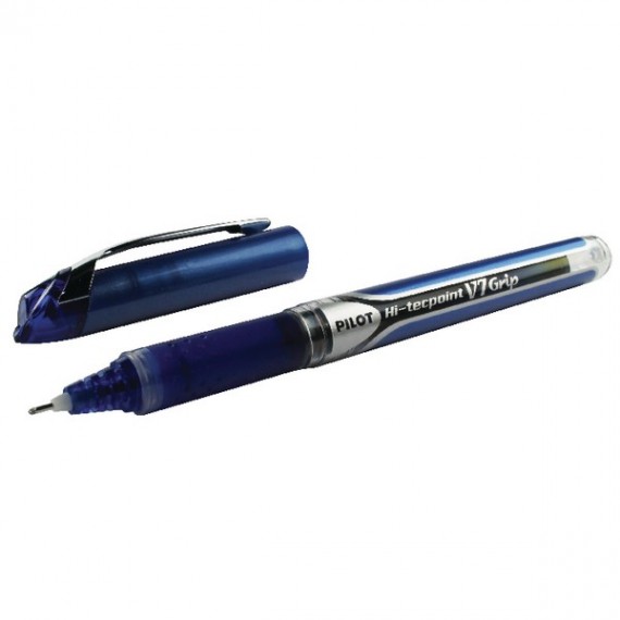 Pilot V7 Grip Liquid Ink Rollerball Blue