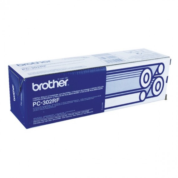 Brother Ribbon Refill Black Pk2 PC302RF
