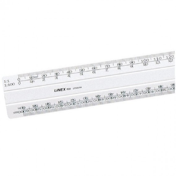 Linex ScaleRule Flat 1:20:500 30cm 434