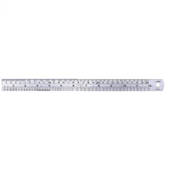 Linex Steel Ruler 30cm LXESL30
