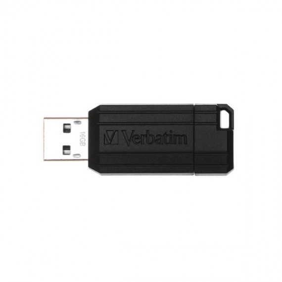 Verbatim Pinstripe USB Drv 16G Blk 49063