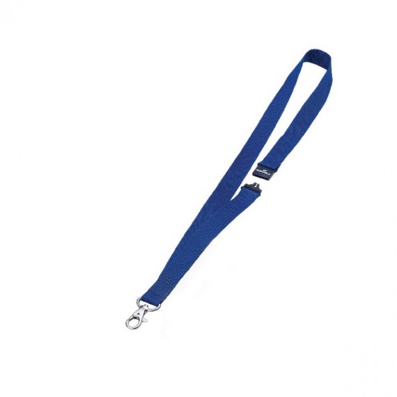 Durable Textile Necklc 20mm Blu P10 8137