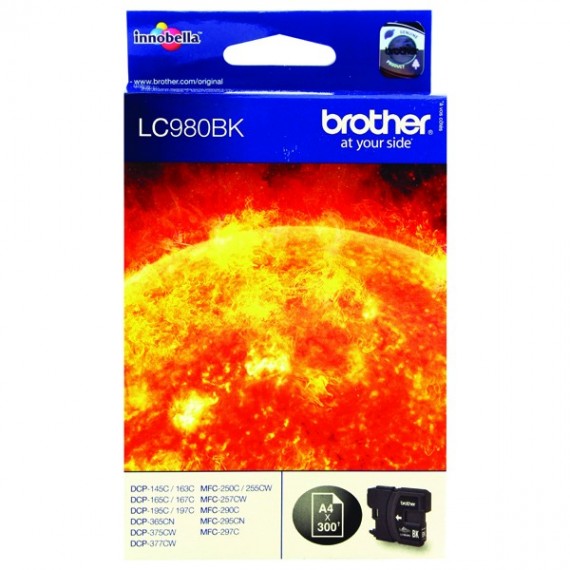 Brother LC980 Ink Cart Black LC980BK