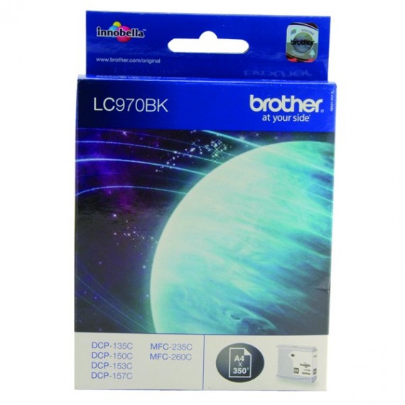 Brother Inkjet Cart Black LC970BK