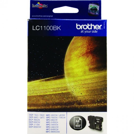 Brother LC1100 Ink Cart Black LC1100BK