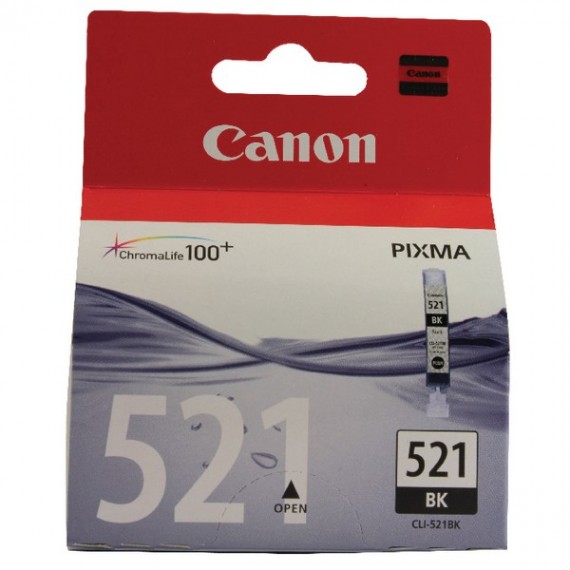 Canon Inkjet Cart 9ml Black CLI-521BK