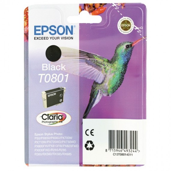 Epson Inkjet Cart T080 Blk C13T080140A0
