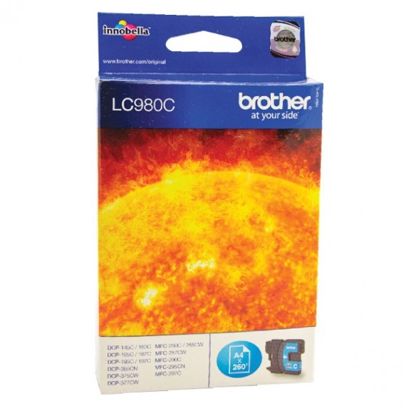 Brother LC980 Ink Cart Cyan LC980C