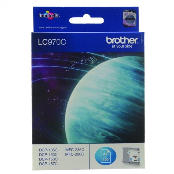 Brother Inkjet Cart Cyan LC970C