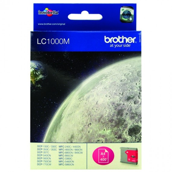Brother LC1000M Ink Cartridge Magenta