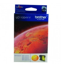 Brother Inkjet Cart HY Yellow LC1100HYY