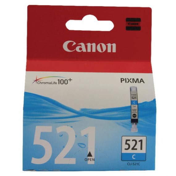 Canon Inkjet Cart 9ml Cyan CLI-521C