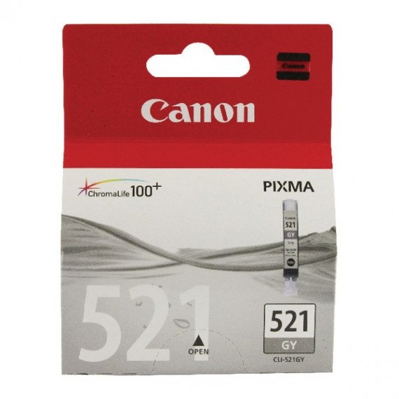 Canon Inkjet Cart 9ml Grey CLI-521GY