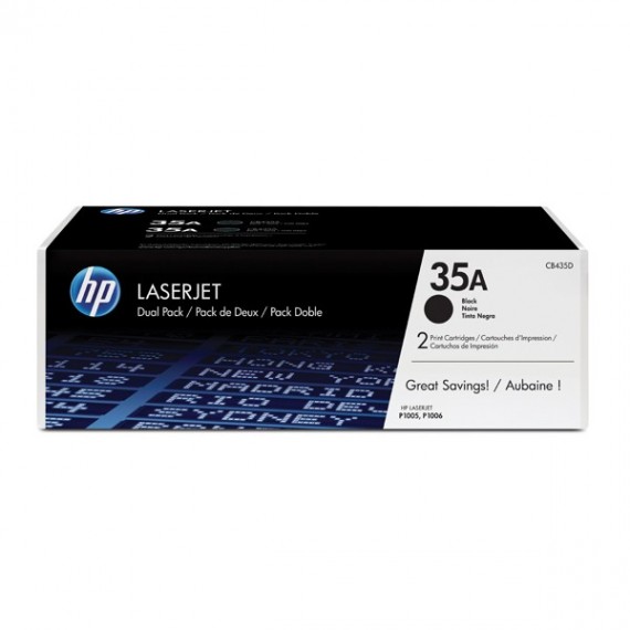 HP Laser Smart Print Cart Blk P2 CB435AD