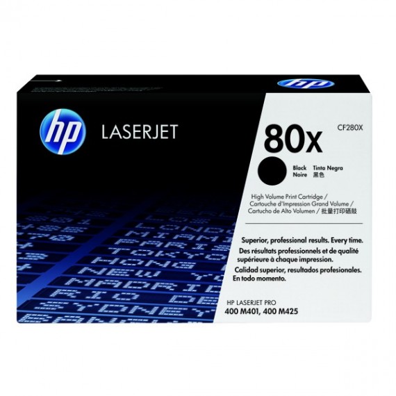 HP 80Xa Toner Cartridge High Yield Blk