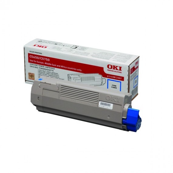 Oki C5650/C5750 Toner Cyan 43865707