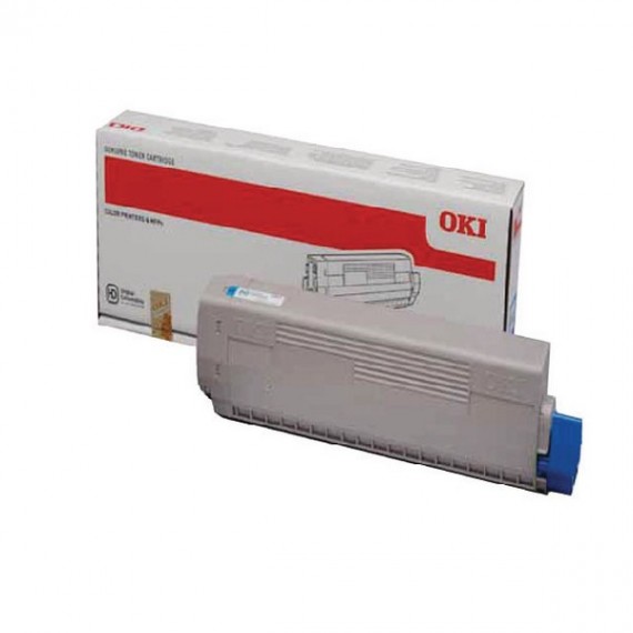 Oki C822 Toner Cartridge Cyan