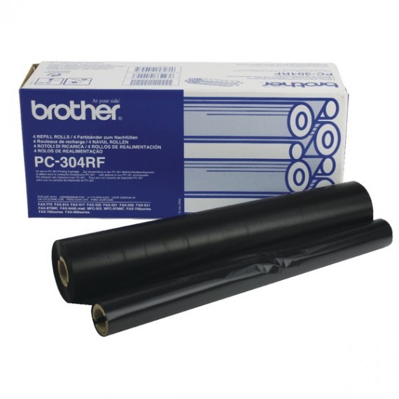 Brother Ribbon Refill Black Pk4 PC304RF