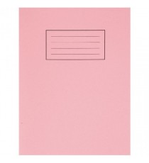 Silvine 9x7 Exer Book 80pp Ftm Pink