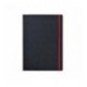 Blk n Red Hard Cover Black A4 notebook