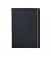 Blk n Red Hard Cover Black A4 notebook