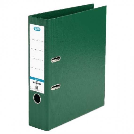 Elba L/rch File PVC A4 Upr 70mm Green