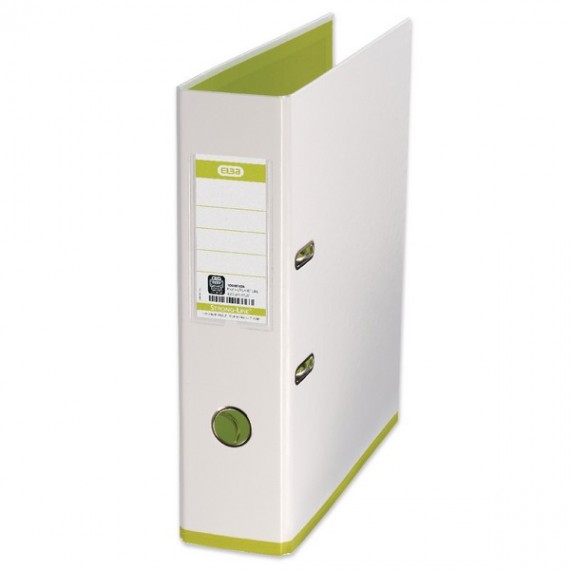 Elba Mycolour Lever Arch File White